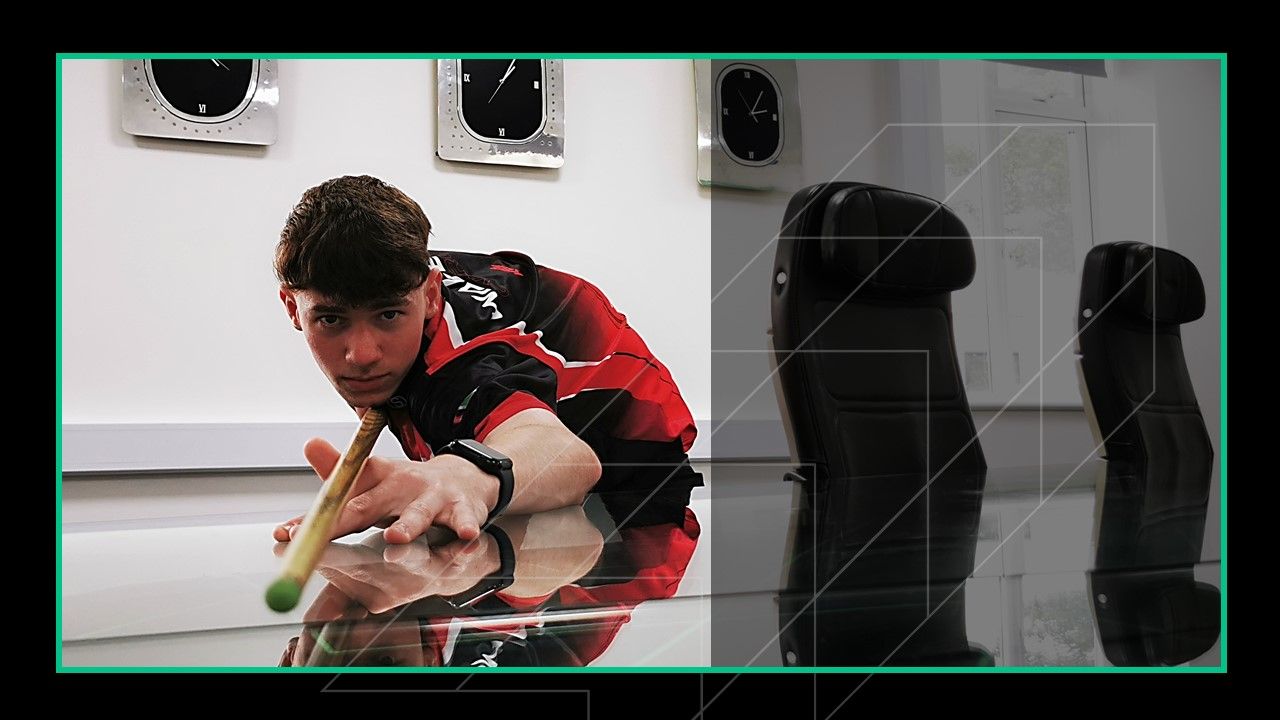 ecube supports up and coming Welsh pool star